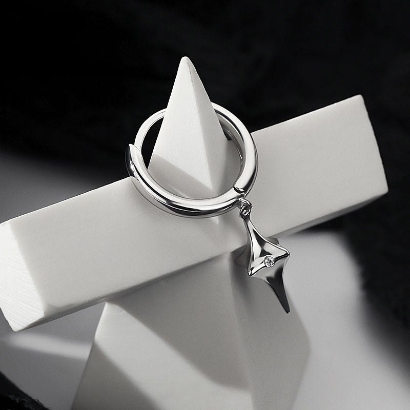 Wholesale Starlight Single Copper Men's Earrings