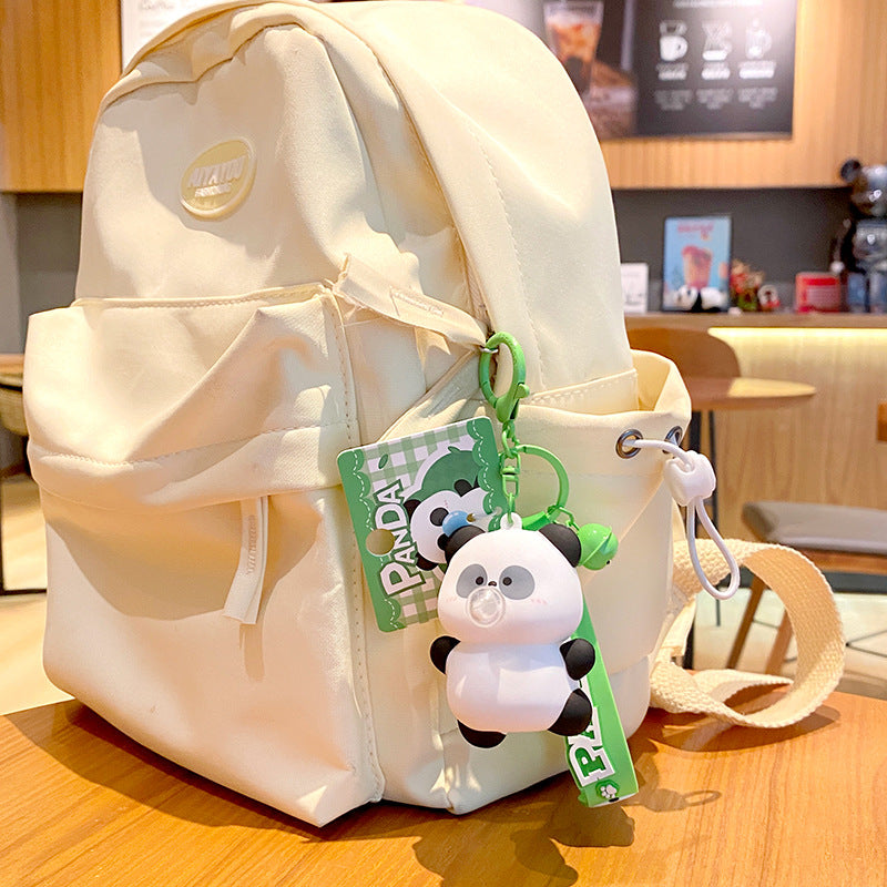 Wholesale Cartoon Dancing Bubble Panda Keychain