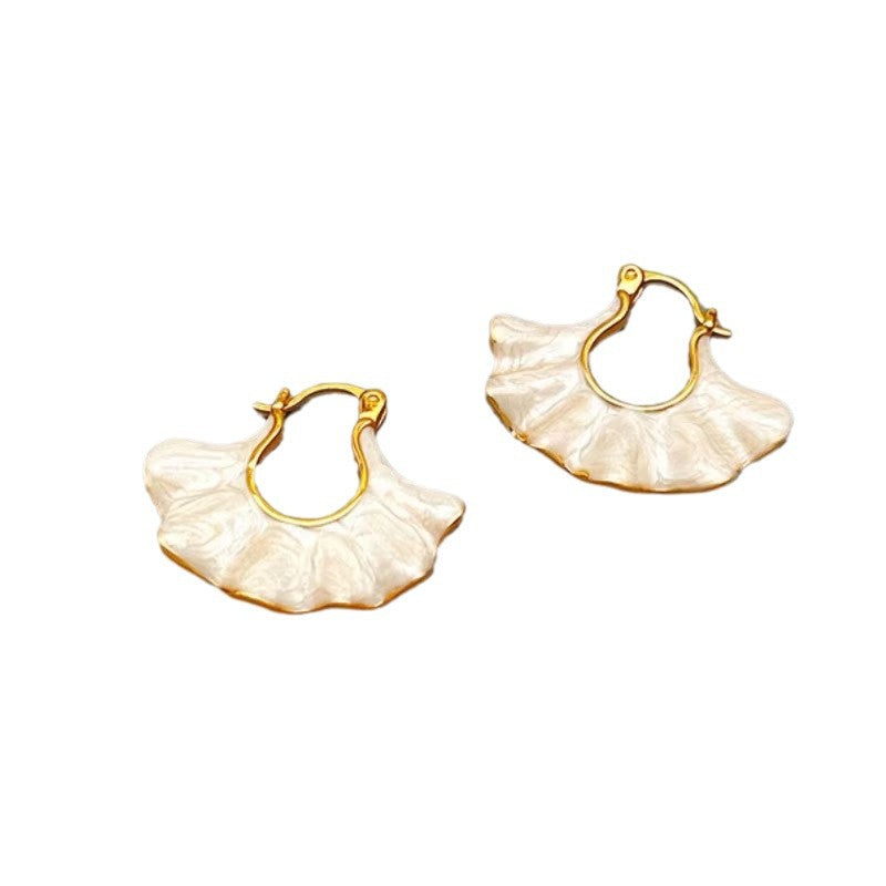 Wholesale handbag shape wavy earrings