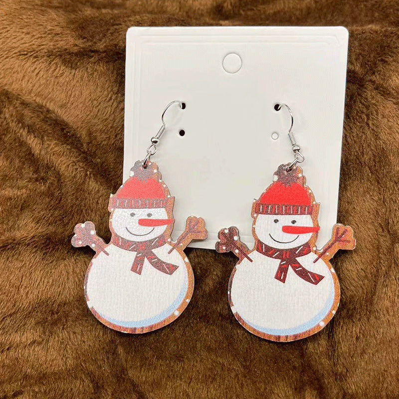 Wholesale Christmas Creative Cute Cartoon Santa Claus Earrings ACC-ES-KangD001