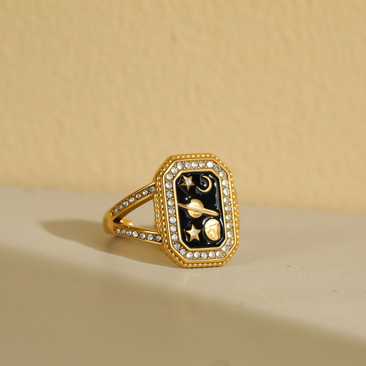 Wholesale Stainless steel wide-band open ring