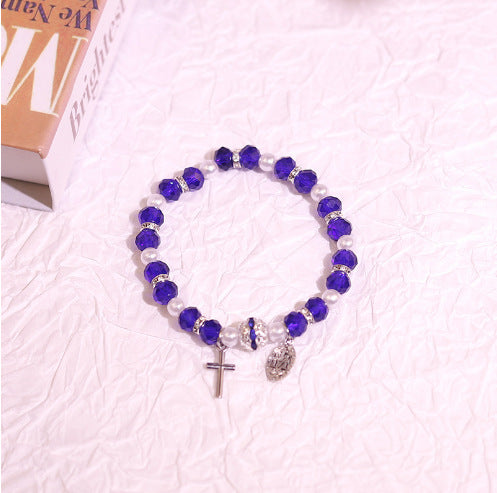 Wholesale Volcanic Stone Bracelet Tiger Eye Obsidian Beaded Handwoven Bracelet ACC-BT-Ruyue001