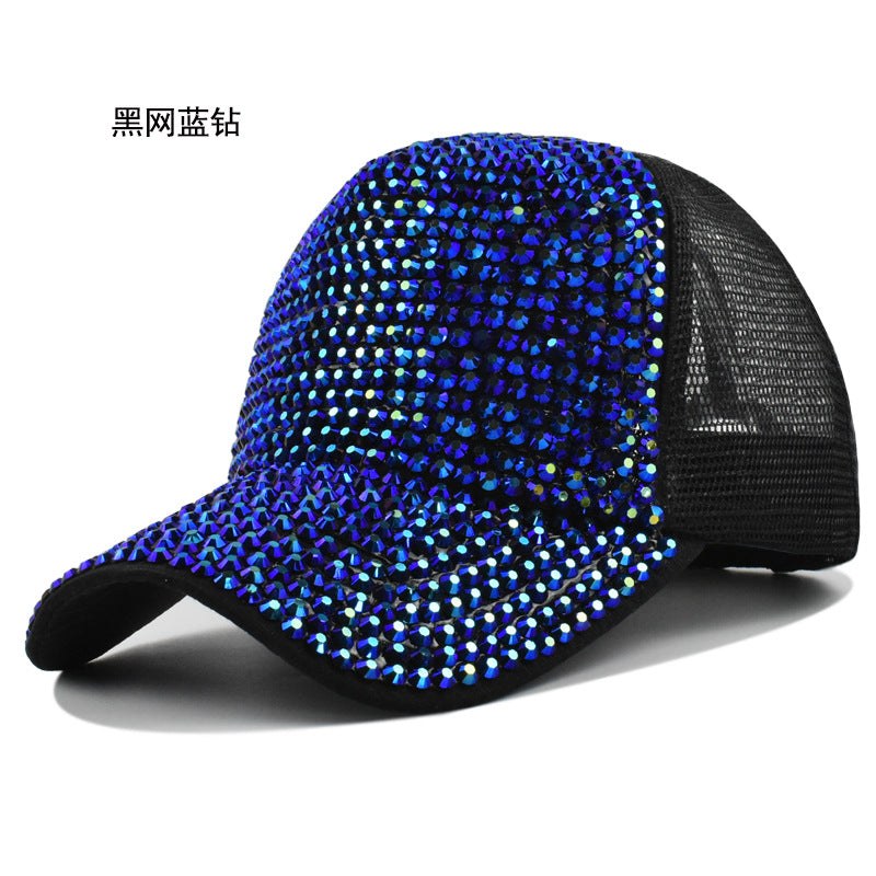 Wholesale  rhinestone baseball cap  protection hat baseball cap