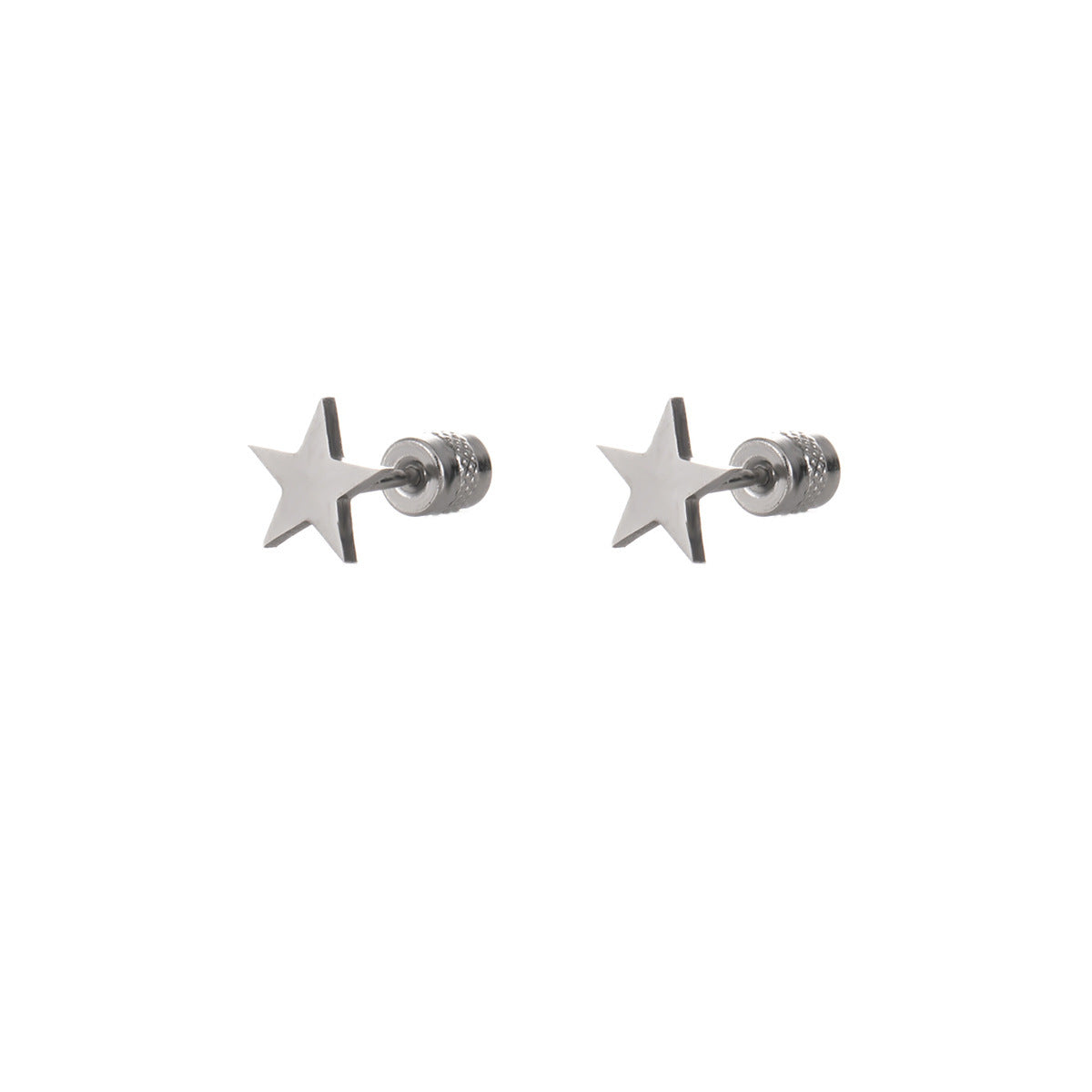 Wholesale Stainless Steel Butterfly Ear Cuff Stud Earrings Geometric Design Fashion Jewelry Accessory for Party Gift