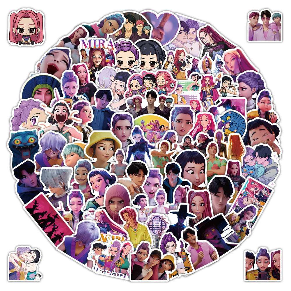 Wholesale 104pcs Animation Movie Stickers Mobile Phone Case Water Cup Laptop