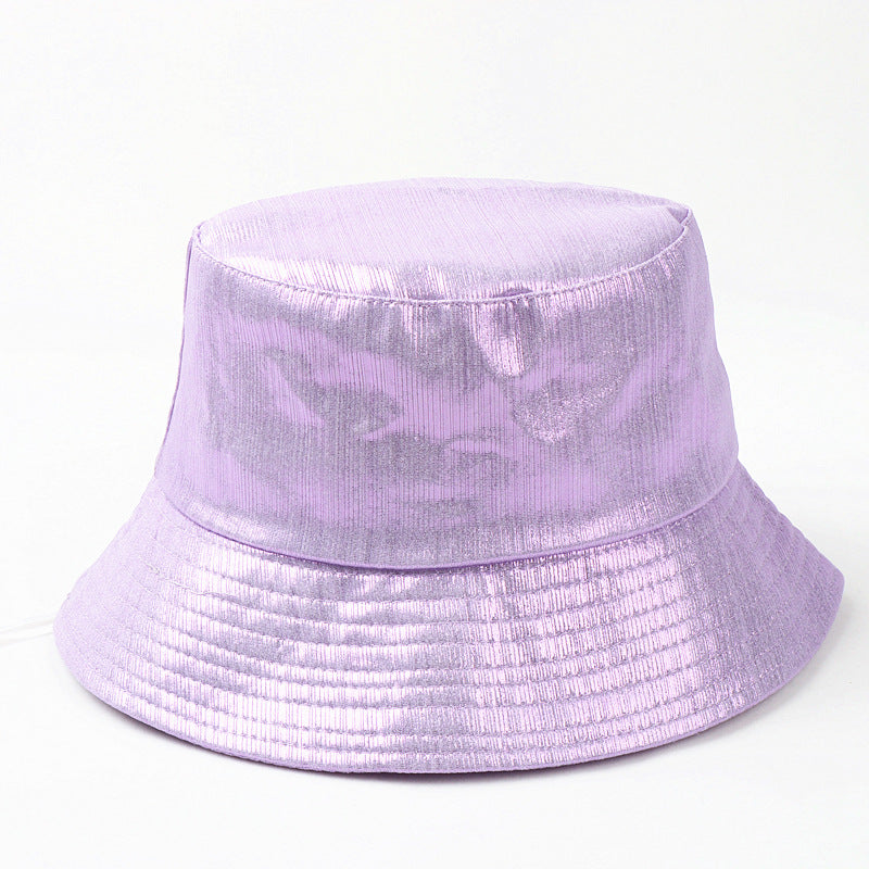Wholesale  PU Leather Color Fisherman Hat Bucket Hat