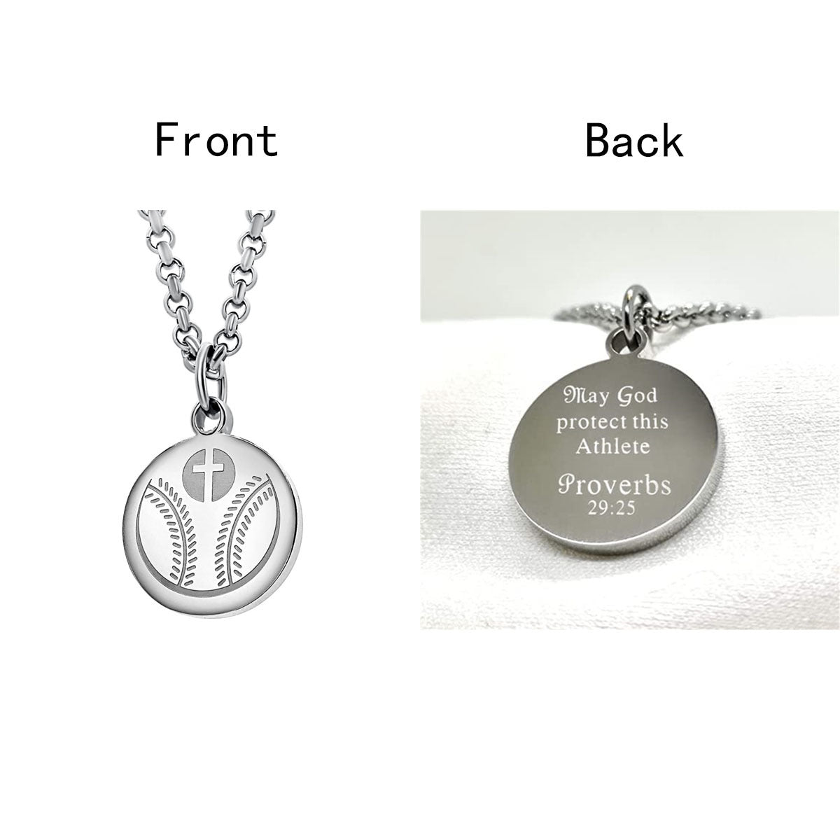 Wholesale Baseball Basketball Football Hockey Round Brand Pendant Necklace