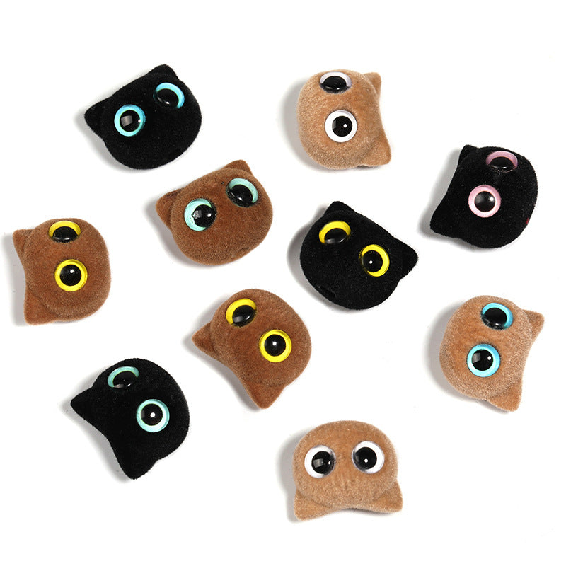 Wholesale 20pcs Acrylic Big Eyes Kitten Beadeds Diy Accessories ACC-BDS-BLG135