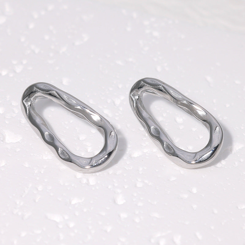 Wholesale Metal Stainless Steel Earrings Ear Studs ACC-ES-Manguo001