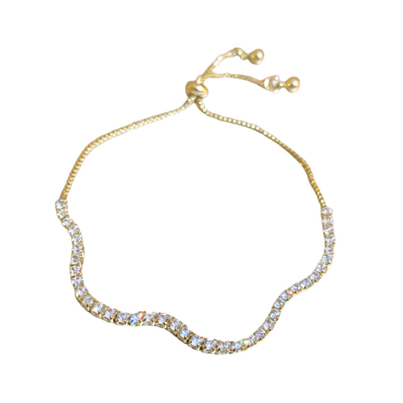 Wholesale copper rhinestone bracelet