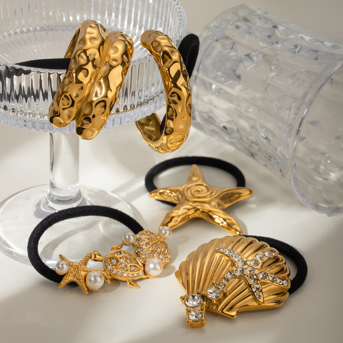 Wholesale stainless steel hair bands and hair ties