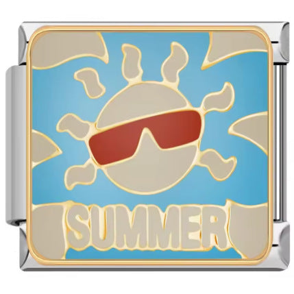 Wholesale 9mm Italian Charm Starter Bracelets DIY square Single Section Creative Stainless Steel Composable Bracelet