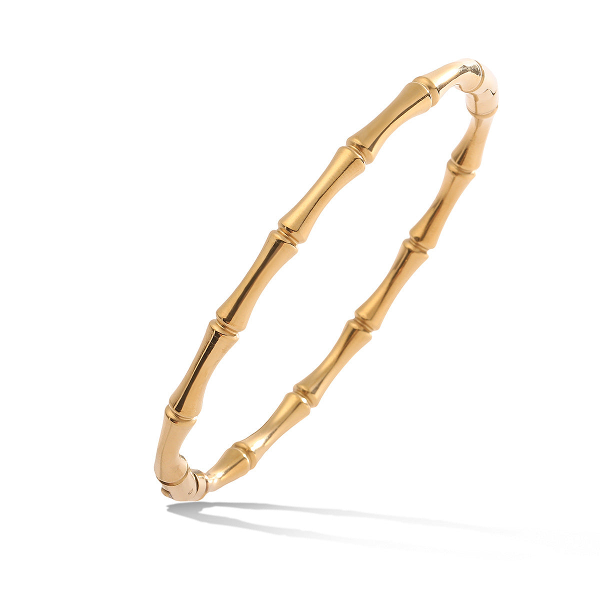 Wholesale light luxury bamboo titanium steel bracelet