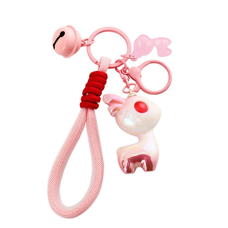 Wholesale Big Eyed Deer Keychains ACC-KC-HongLei003