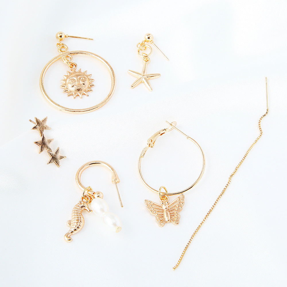 Wholesale Butterfly Pearl Earrings suit