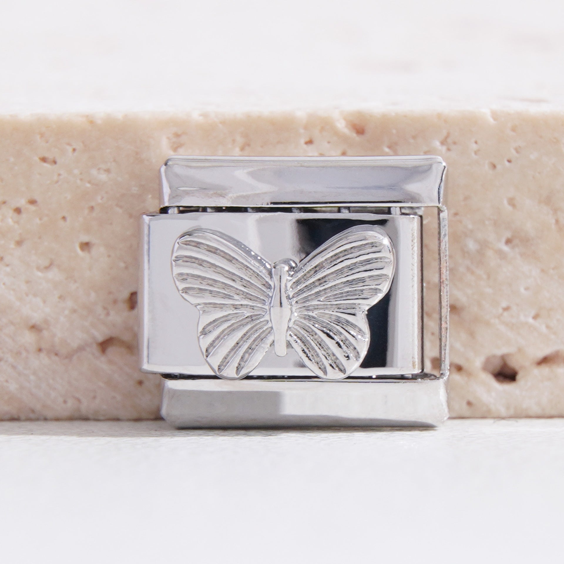 Wholesale Italian Charm Bracelet 9mm DIY Splicing Creative Pattern Stainless Steel Composable Bracelet