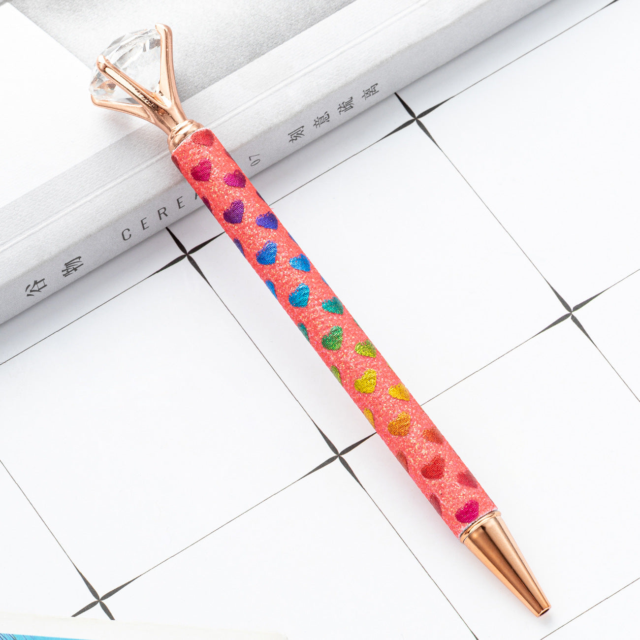 Wholesale Gold Powder Rotating  Pen