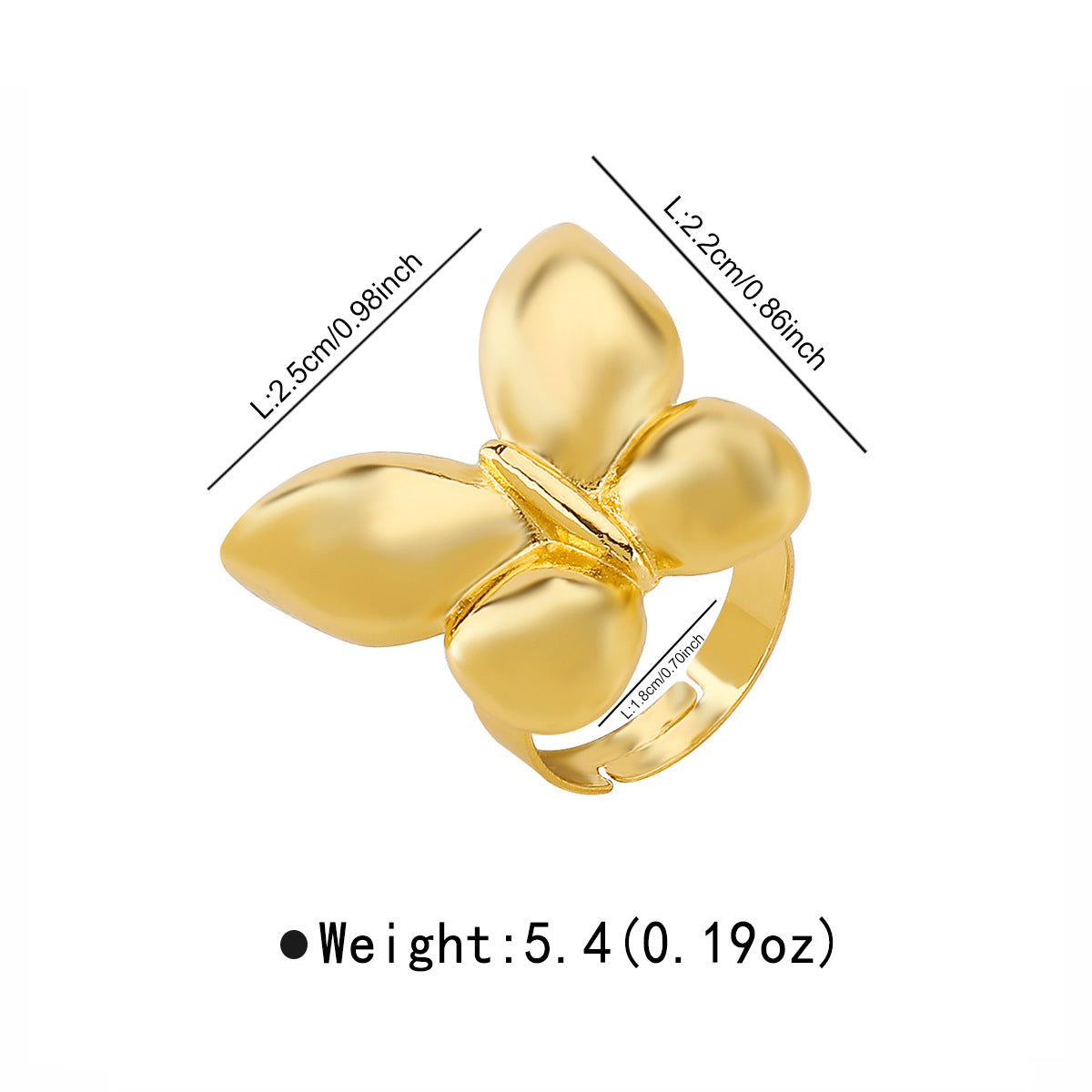 Orecchini a farfalla all'ingrosso Stessa collana di cera Anello in lega tutto-fiammifero