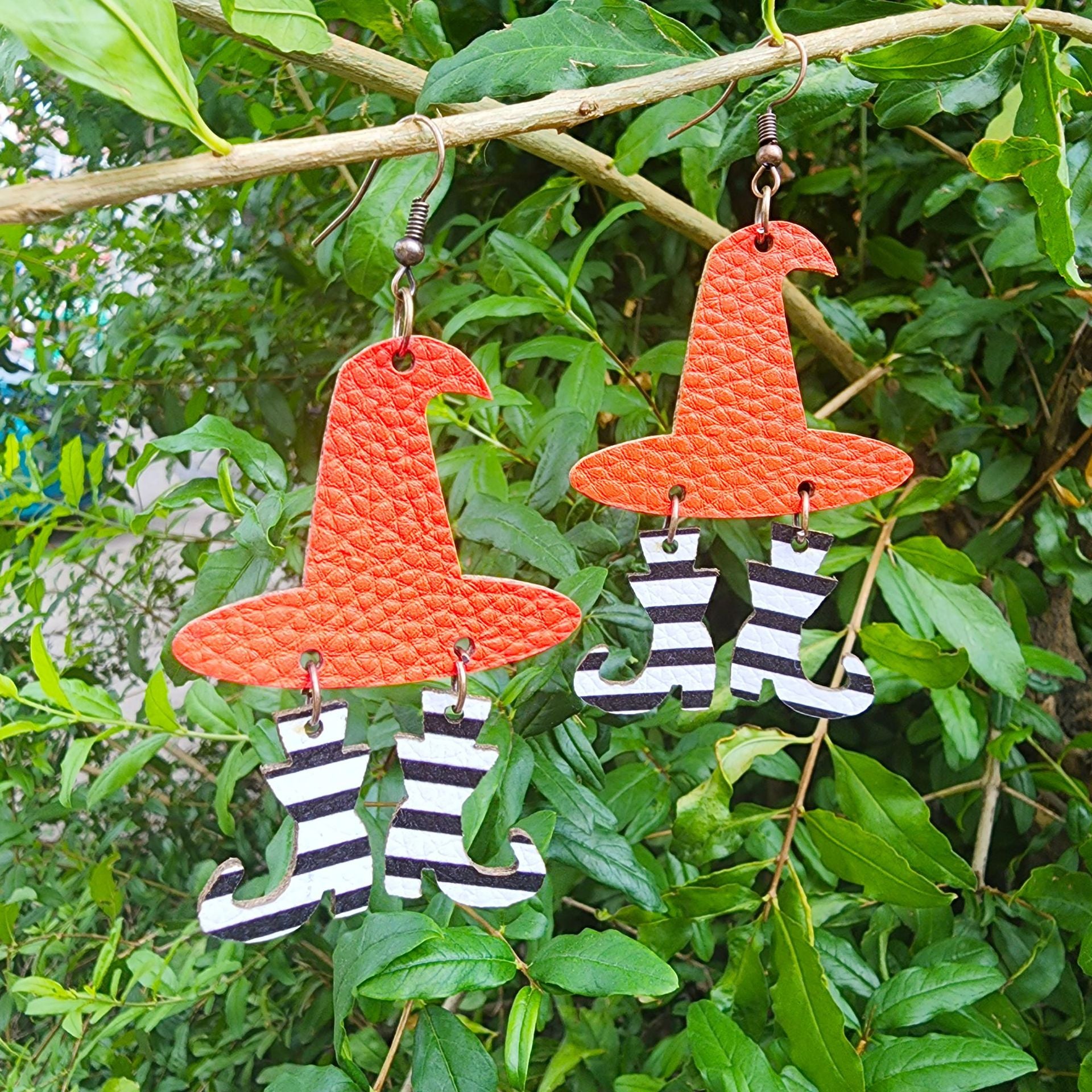 Wholesale Halloween Leather Earrings