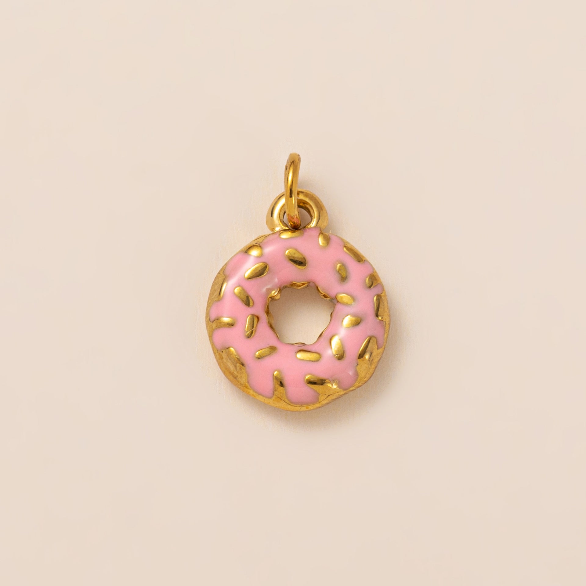 Wholesale Stainless Steel 18K Gold Plated Colorful Pendant Creative Holiday Food Design Chic Jewelry Accessory For Everyday Wear
