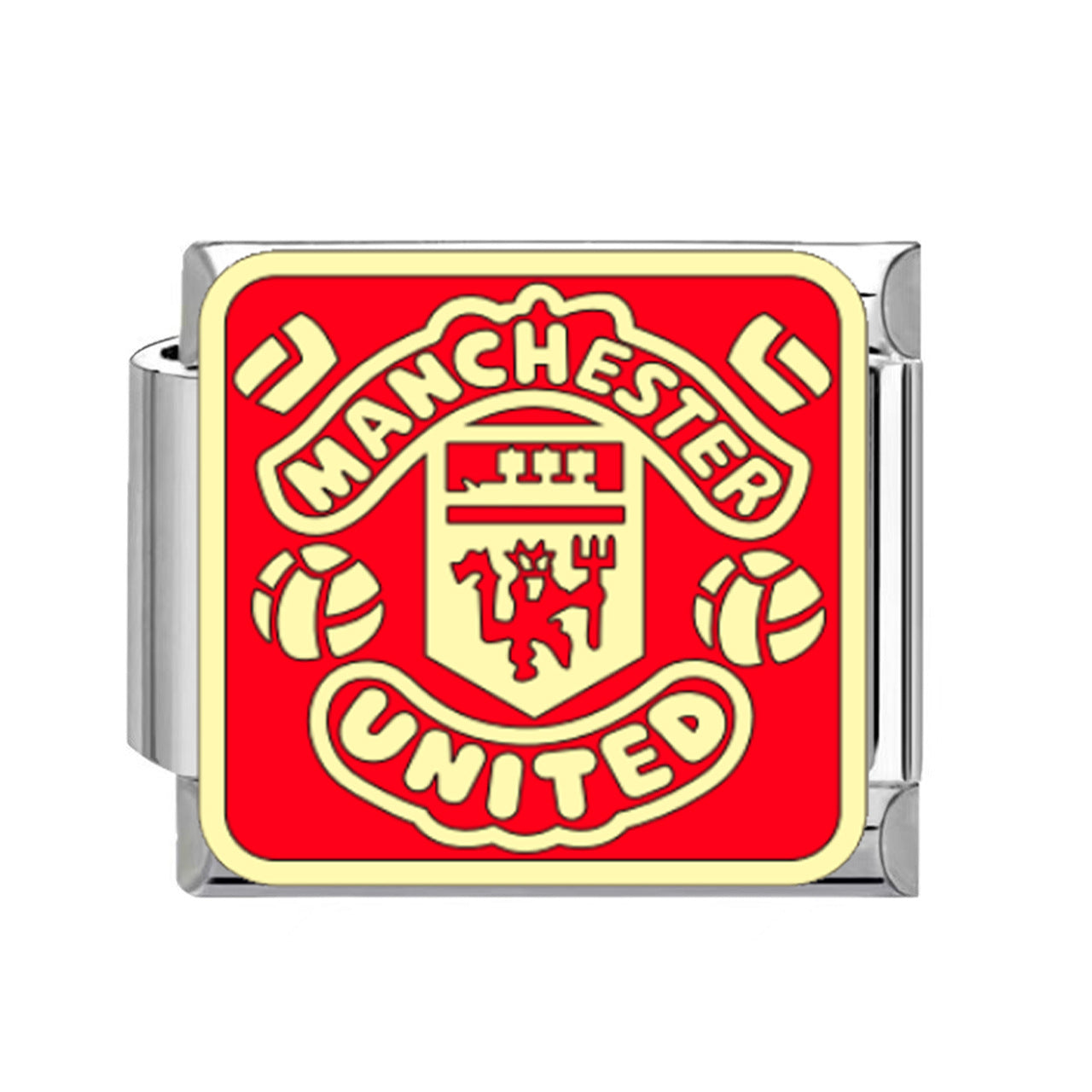 Wholesale Italian Charm Bracelet 9mm DIY Football Series   Creative Stainless Steel Composable Bracelet