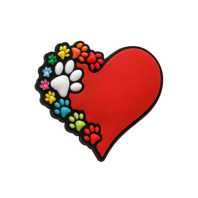 Wholesale 100pcs Random Cartoon Dog Shoes Accessories Shoes Charms