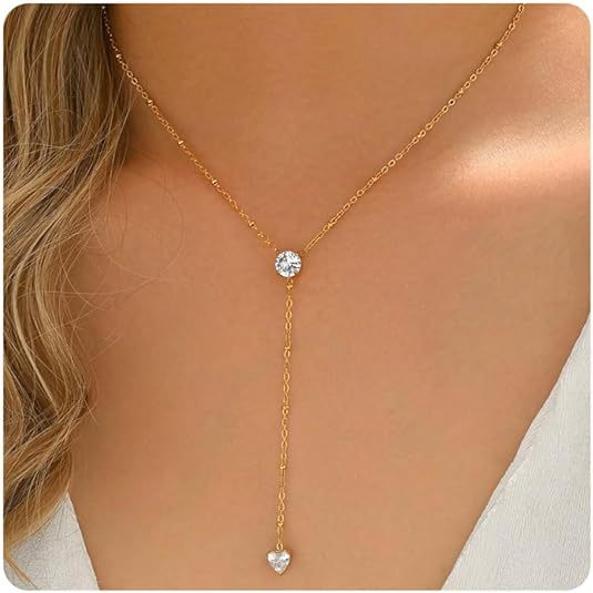 Wholesale Stylish Y-Shaped Layering Necklace Copper Tone Fashion Jewelry