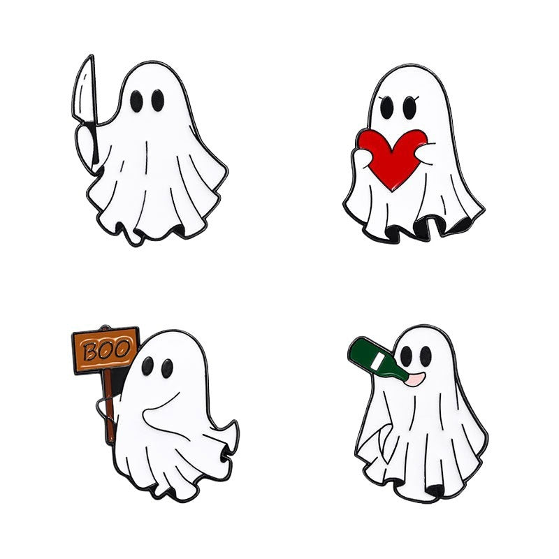 Wholesale  Ghost Oil Drop Brooch