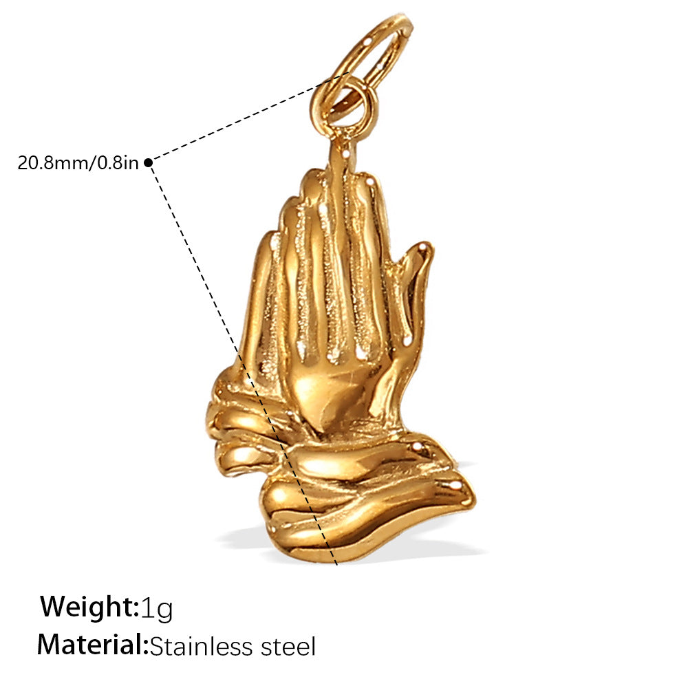 Wholesale DIY  Plated 18K Gold Palm Eye   Charms