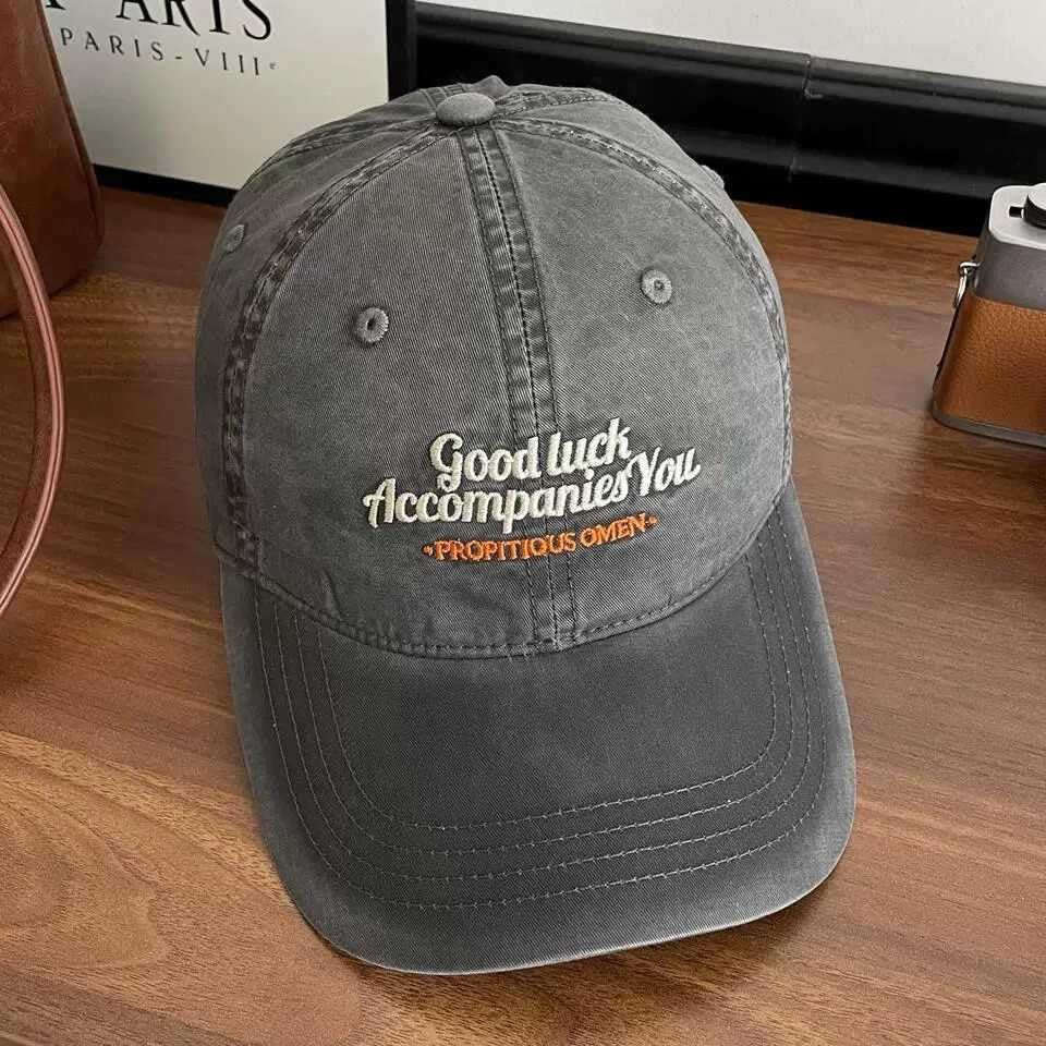 Wholesale Vintage letter embroidered distressed baseball cap hat