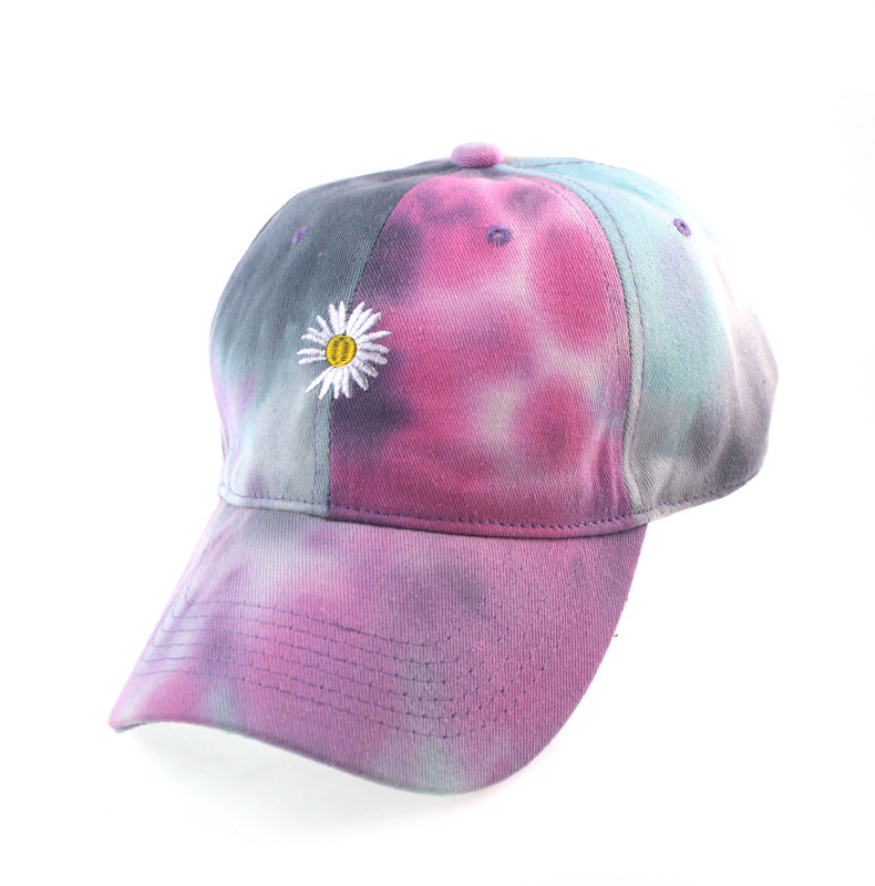 Wholesale Tie-dye Embroidered Coconut Tree Hat Baseball Cap ACC-HT-JiaTuo002