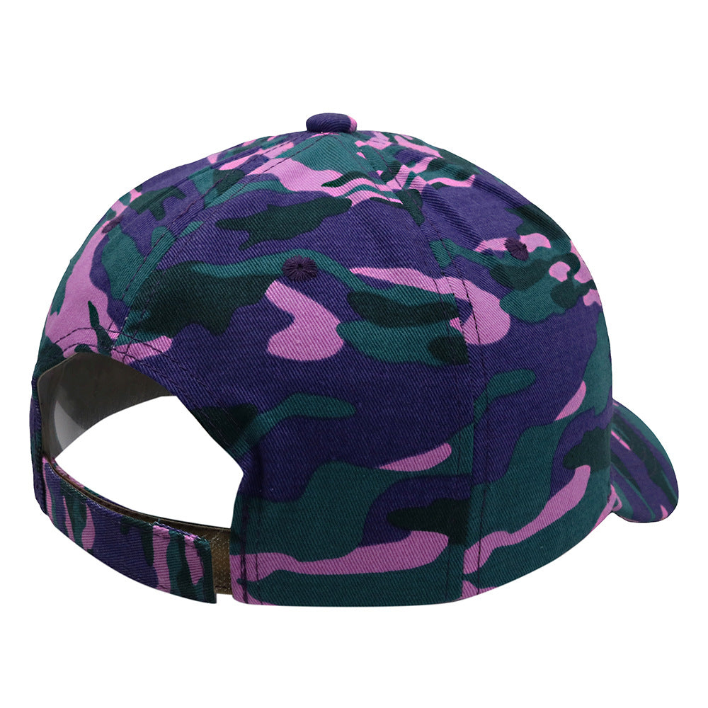 Wholesale Camouflage Baseball Cap Outdoor Tie-dye Pure Cotton Hat ACC-HT-HaiPu017