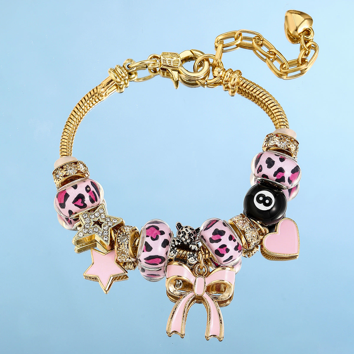 Wholesale DIY Charm Bracelet Set - Zinc Alloy Butterfly Star Pendant,  Fashion Jewelry Accessory for Women