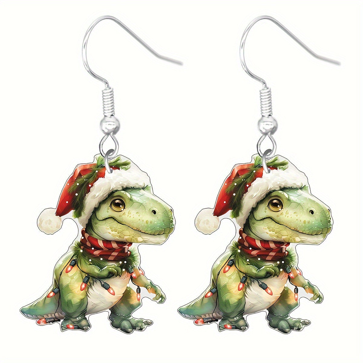 Wholesale  Christmas Cartoon  Cute Acrylic Pendant  Gingerbread Earrings