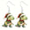 Wholesale  Christmas Cartoon  Cute Acrylic Pendant  Gingerbread Earrings