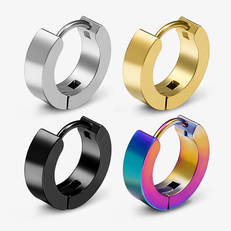 Wholesale Titanium Steel Men's Earrings ACC-ES-BanLan001