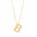 Wholesale Chubby Letter Pendant Clavicle Chain  Necklace
