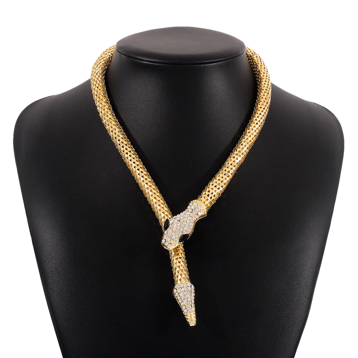 Wholesale  Exaggerated Snake Necklace Punk Personality Hip Hop Necklace