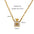 Wholesale personalized thick chain pendant necklace stainless steel 14K gold necklace