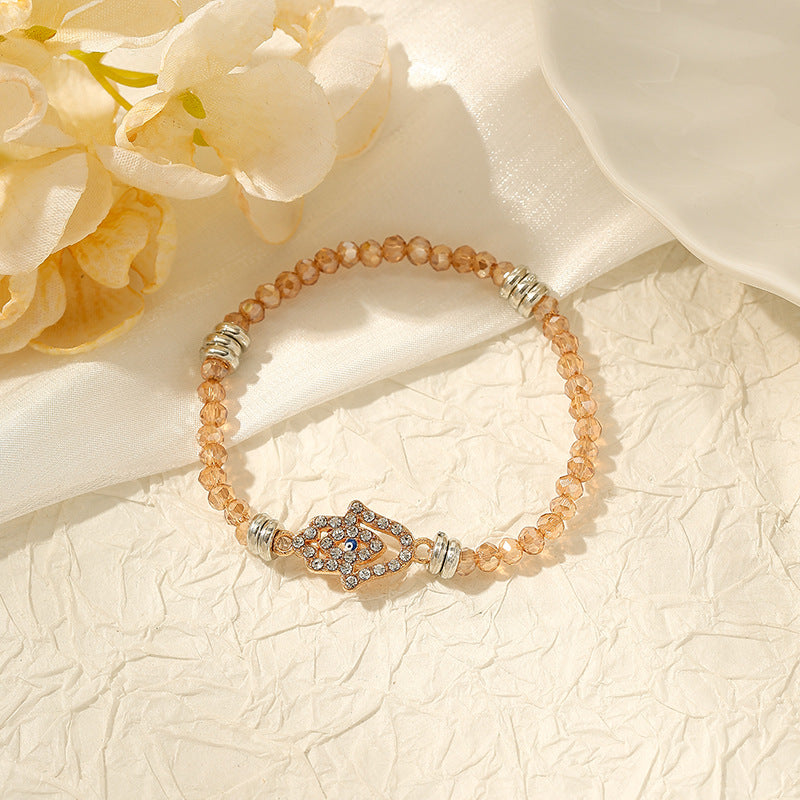 Wholesale Bohemian devil eye irregular bracelet