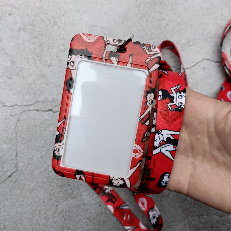 Wholesale Cute Cartoon Girl Lanyard Keychain ACCVIP-KC-AShi004