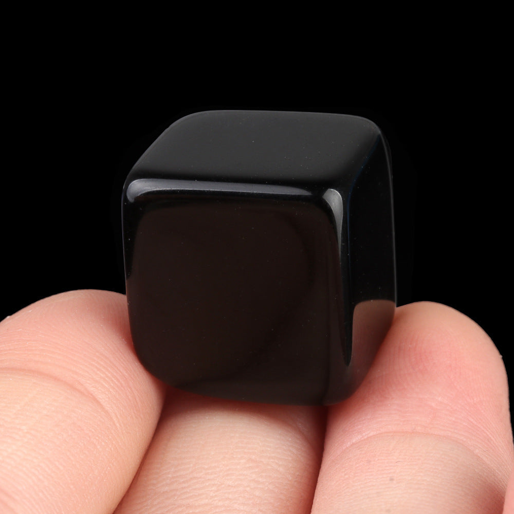 Wholesale No Hole 16mm Cube Colorful Crystal Stone Pendant ACC-PT-KeSuo002