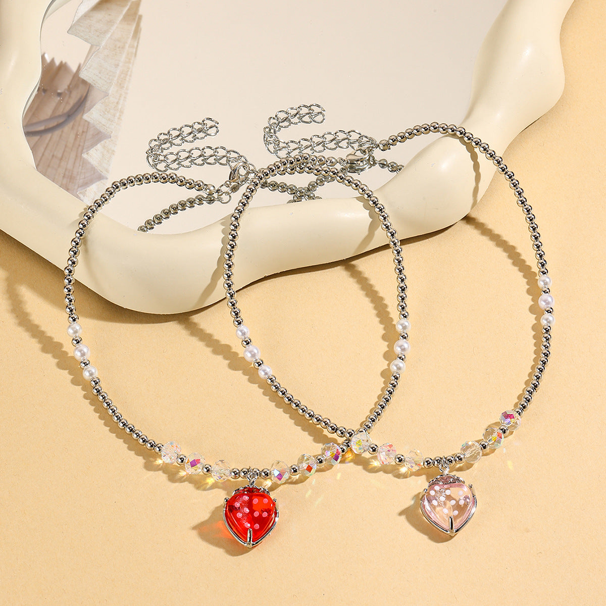 Wholesale Valentine's Day Sweet Cherry Necklace