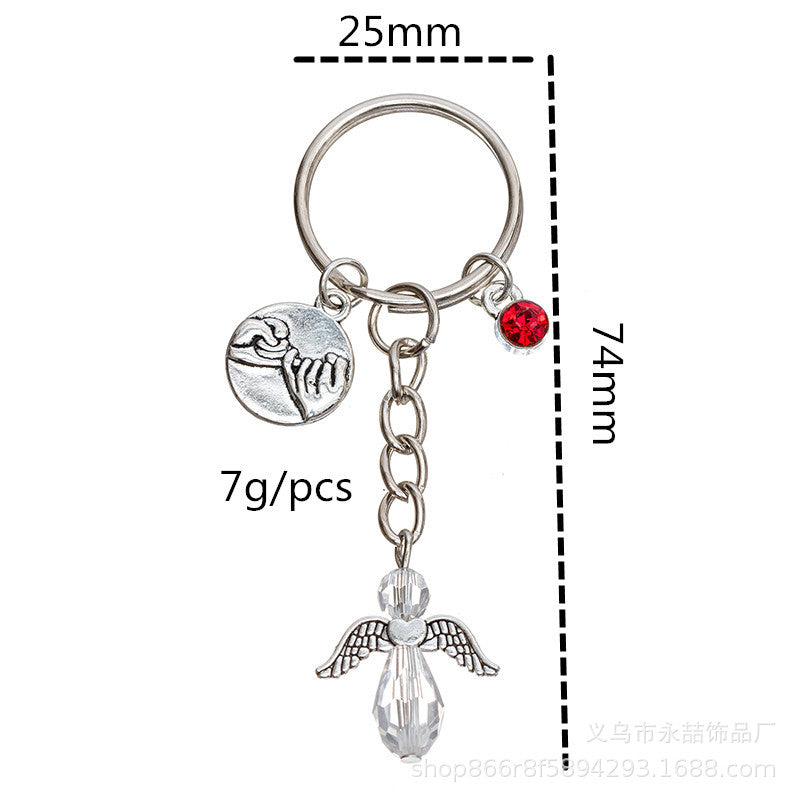 Wholesale Friendship Keychain Key Ring Decoration Pendant 12th Birthday Gift Bulk Keychains ACC-KC-Yongz002