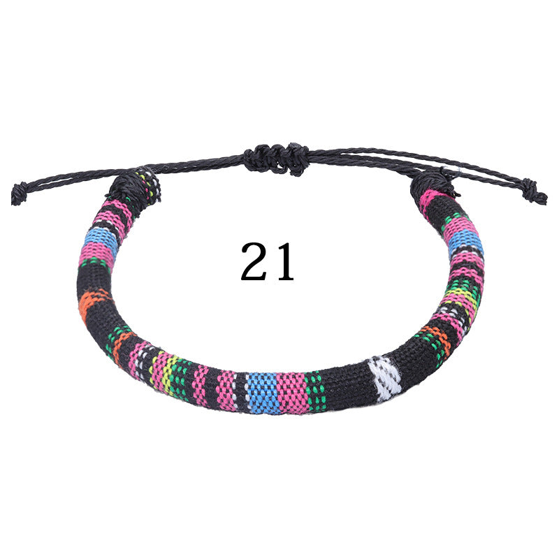 Wholesale Bohemian Ethnic Style Handmade Woven Bracelet