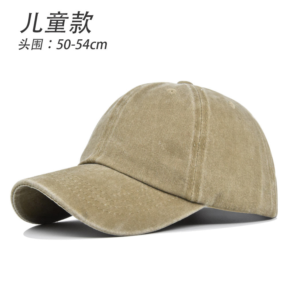 Wholesale Retro Parent-child Solid Color Baseball Cap ACC-HT-YMX012