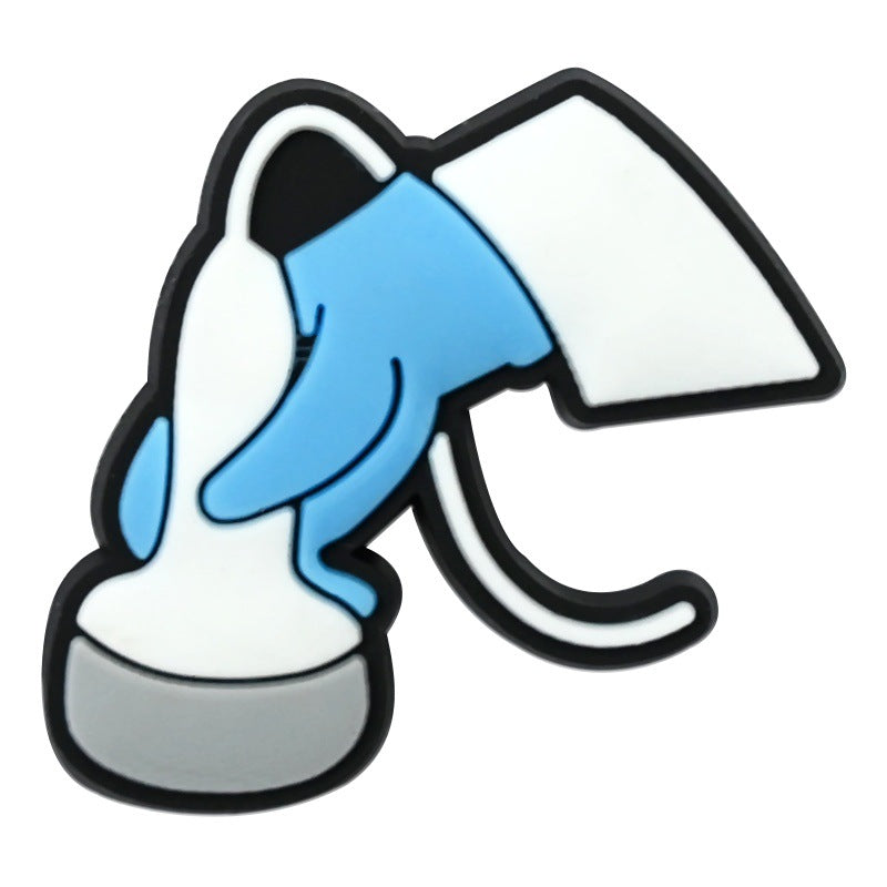 Wholesale Random 100pcs Pet Medical Series PVC Soft Rubber Shoe Buckle Decoration