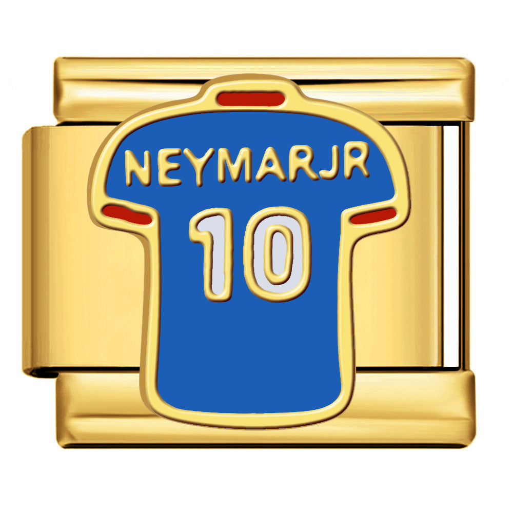 Wholesale 9mm Italian Charm Starter Bracelets DIY square Single Section Creative Stainless Steel Composable Bracelet