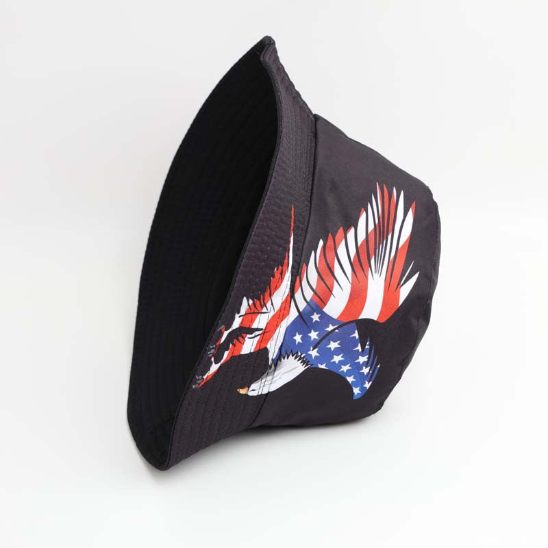 Wholesale eagle positioning digital printing fisherman hat