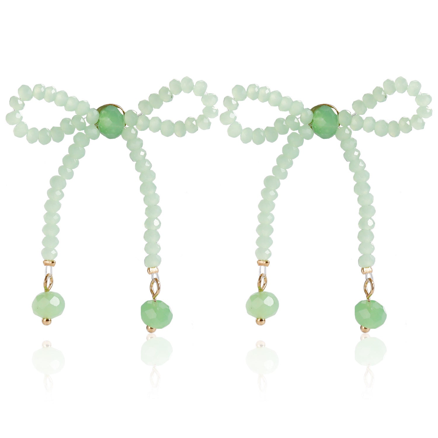 Wholesale Vintage Bow Hand Braided Earrings ACC-ES-Miaosi001